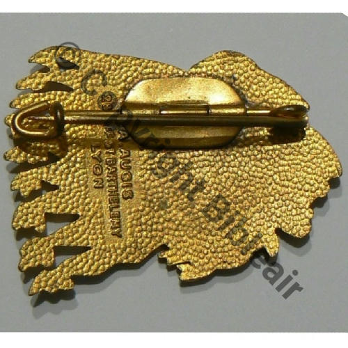 A1105 1947-70 A1105NH SPA.124 1eDRILLE GC ou EC.2.4 SIOUX  A.AUGIS ST.BARTH LYON 3Li Bol fenetre allonge Dos grenu Src.riviere.91 317Eur11.25 